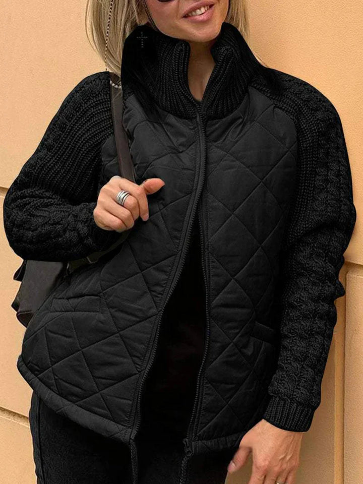 Levoire | Cardigan Chaud Avec Zip Noir
