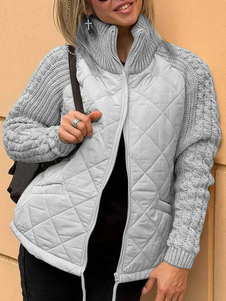Levoire | Cardigan Zippé Chaud Gris