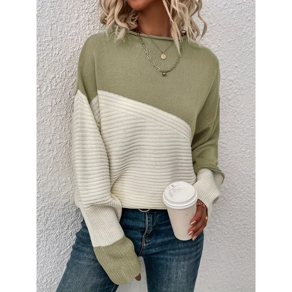 Levoire | Pull Long Tendance Pour Femmes Vert