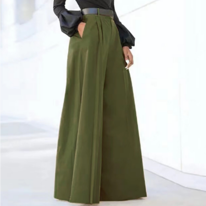 Levoire | Pantalon Large Pour Femmes Vert olive