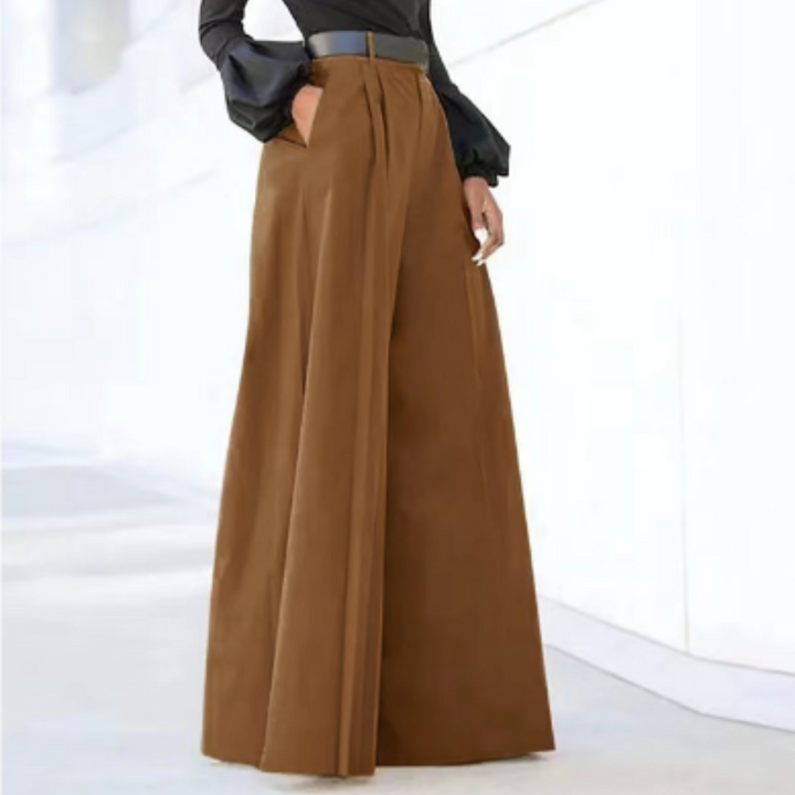 Levoire | Pantalon Large Pour Femmes Braun