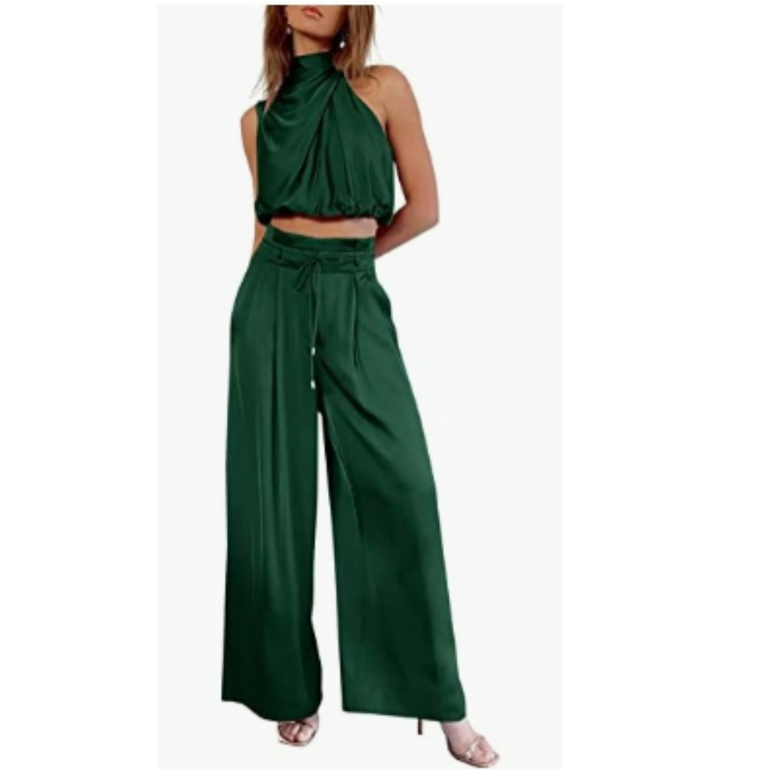 Levoire | Jumpsuit D'Été Pour Femmes Pour Un Look Décontracté Vert