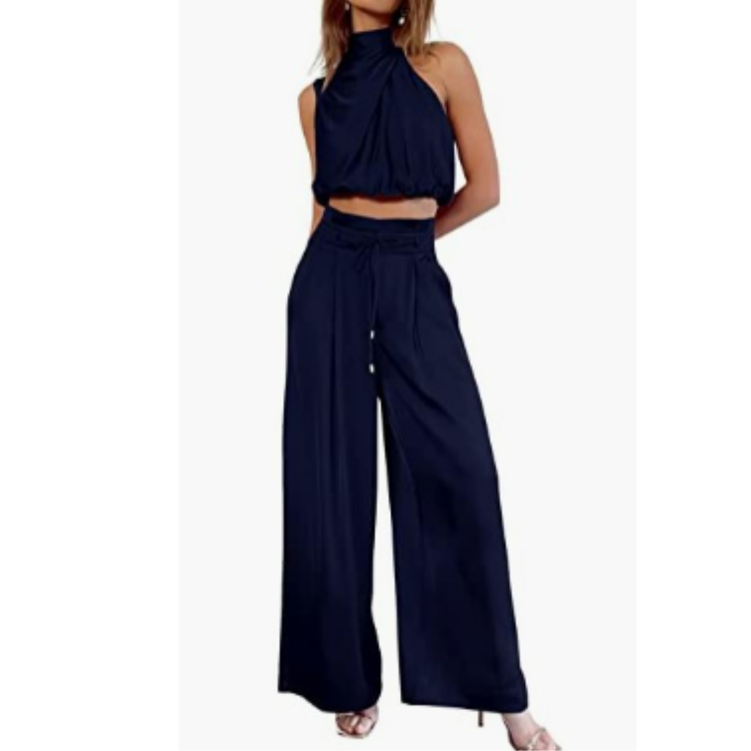 Levoire | Jumpsuit D'Été Pour Femmes Pour Un Look Décontracté Bleu