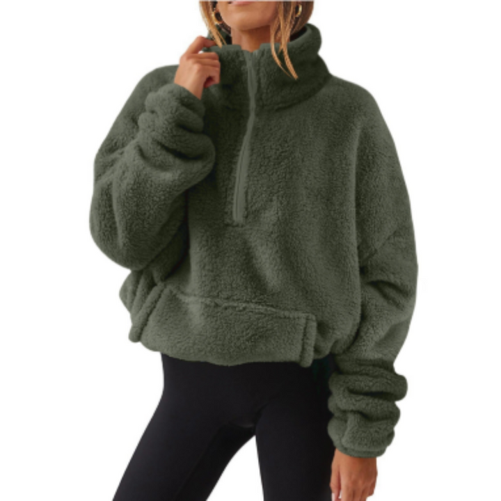 Levoire | Chauffant Pull Femmes Teddy Vert