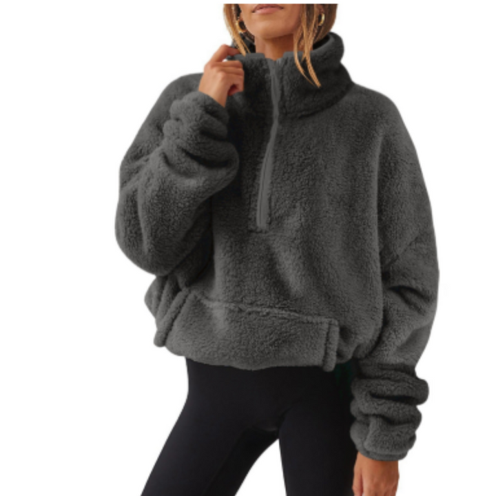 Levoire | Chauffant Pull Femmes Teddy Gris
