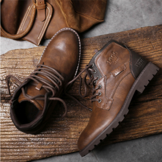 Levoire | Bottes à fermeture éclair pour hommes Braun