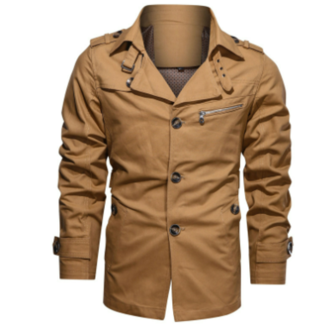 Levoire | Trenchcoat Hommes Braun