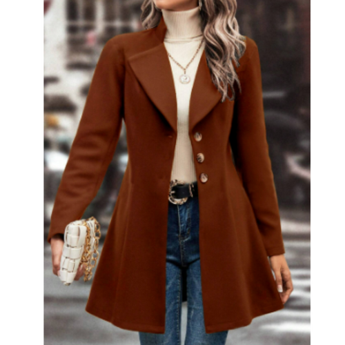 Levoire | Veste Longue Avec Boutons Pour Femmes