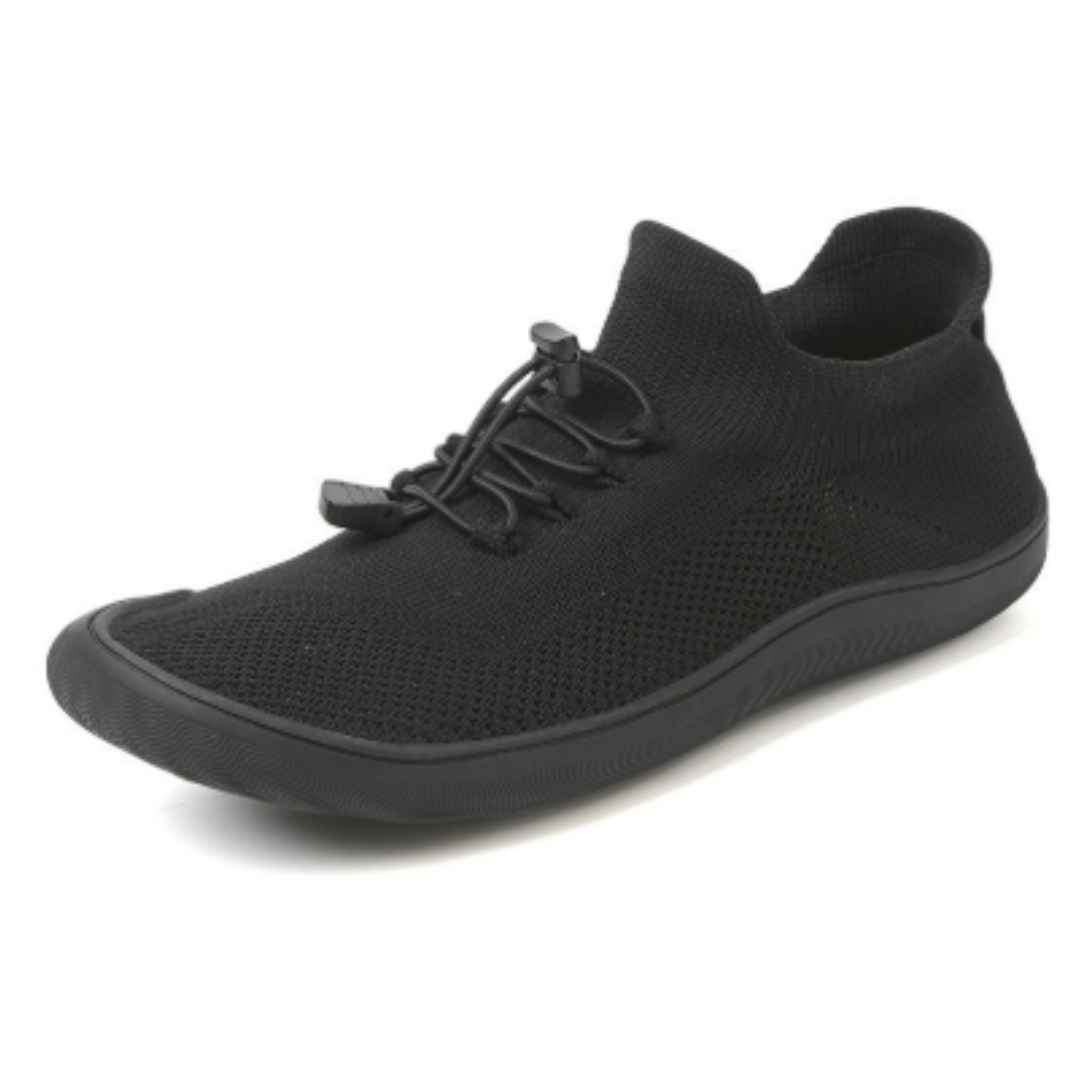 Levoire | Chaussures à lacets plates pour femmes Noir