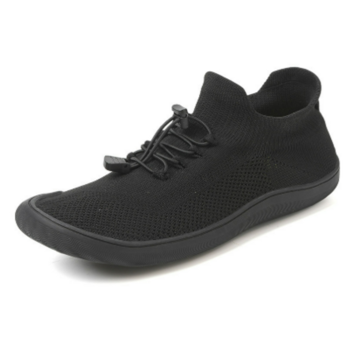 Levoire | Chaussures à lacets plates pour femmes Noir