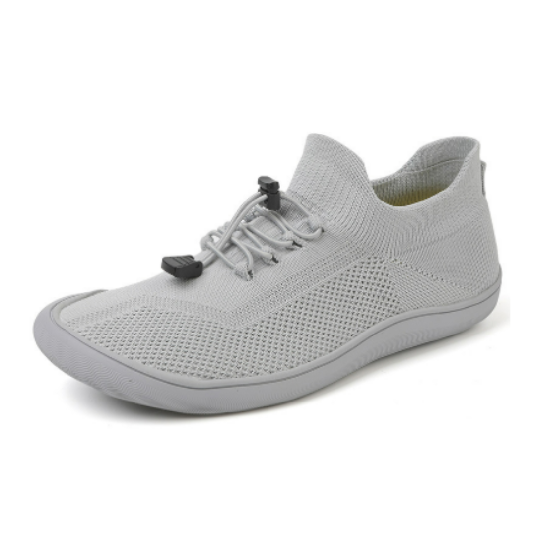 Levoire | Chaussures à lacets plates pour femmes Gris