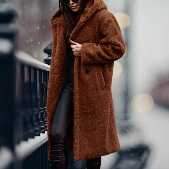 Levoire | Veste Confortable Avec Capuche Braun