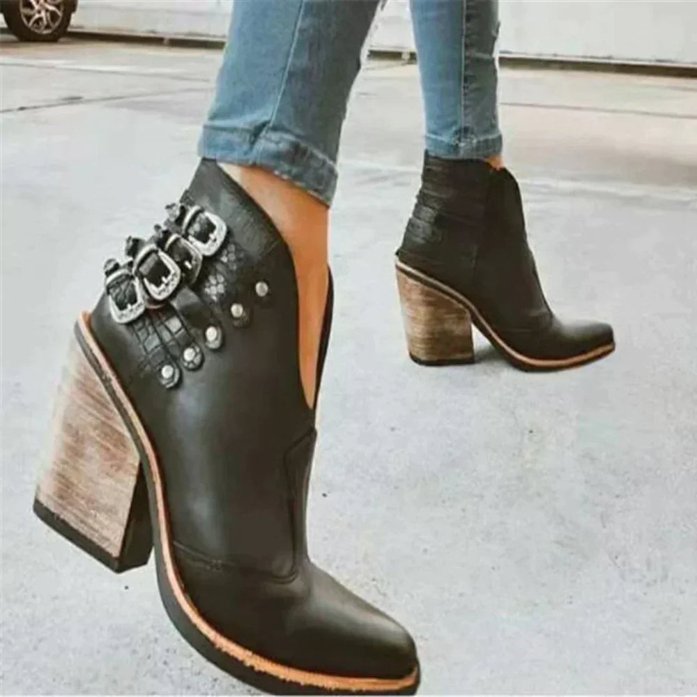Levoire | Bottes À Talons Femme Confort Noir