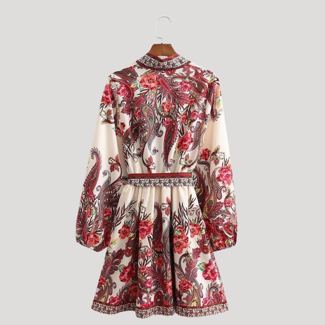 Levoire | Robe Midi Avec Sensation Cachemire Et Ceinture De Taille