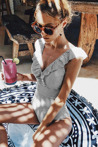 Levoire | Maillot De Bain Rétro Pour Femmes | Une pièce Noir