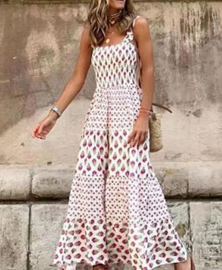 Levoire | Robe longue à imprimé bohème Imprimé floral