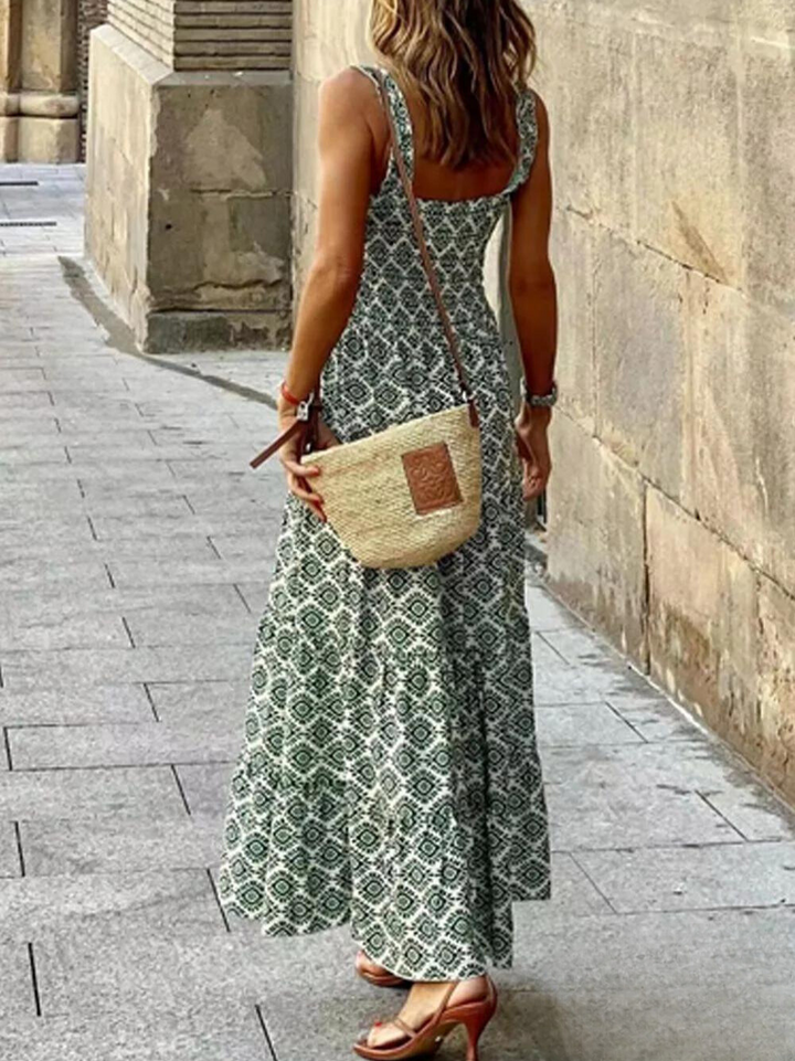 Levoire | Robe longue à imprimé bohème