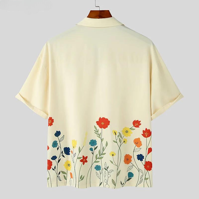 Levoire | Chemise À Fleurs À Manches Courtes