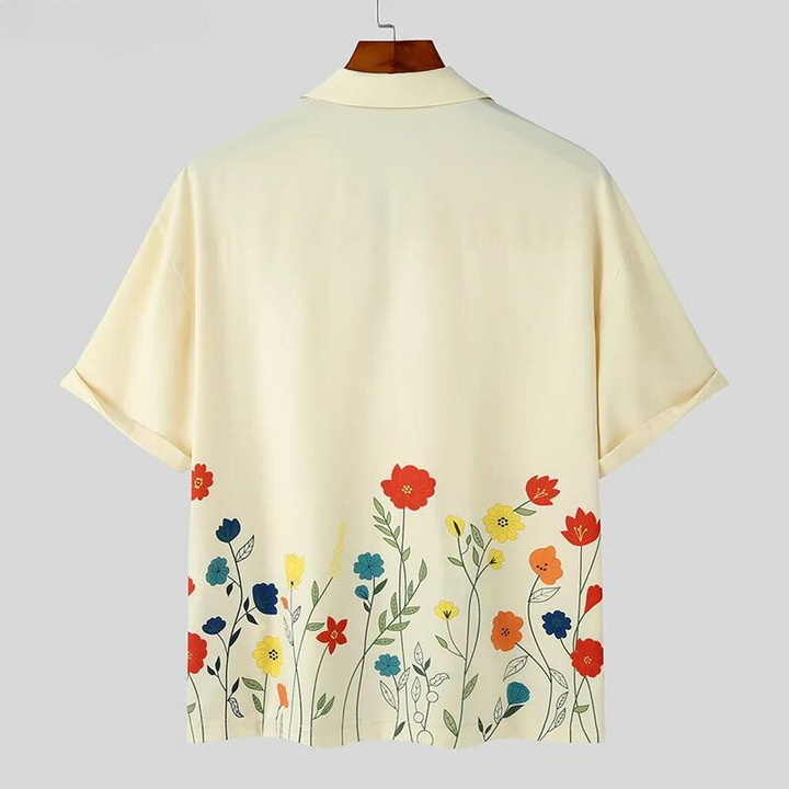 Levoire | Chemise À Fleurs À Manches Courtes