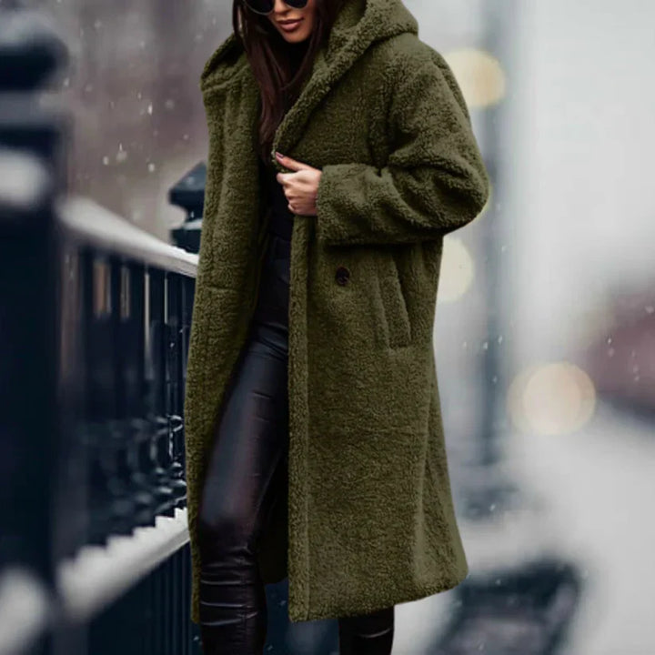 Levoire | Veste Confortable Avec Capuche Vert armée