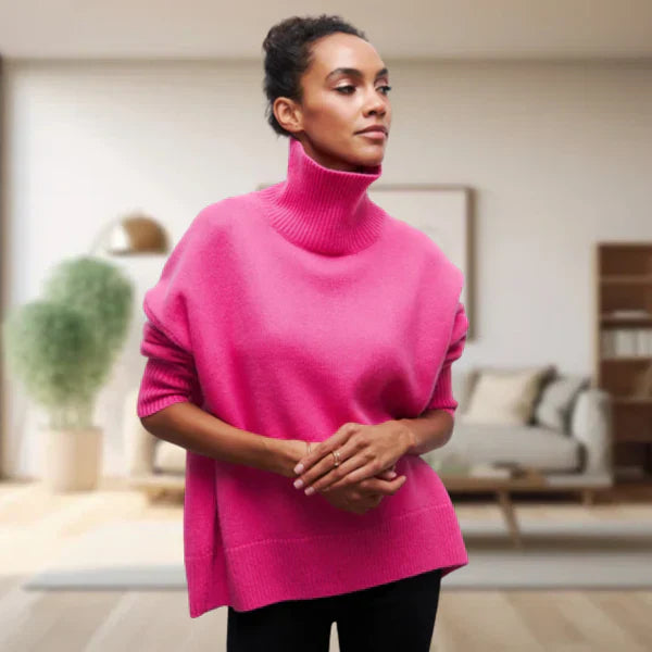 Levoire | Pull À Col Roulé Pour Femmes Rosa