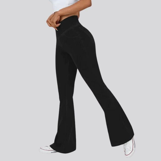 Levoire | Leggings À Taille Haute Et Jambes Larges
