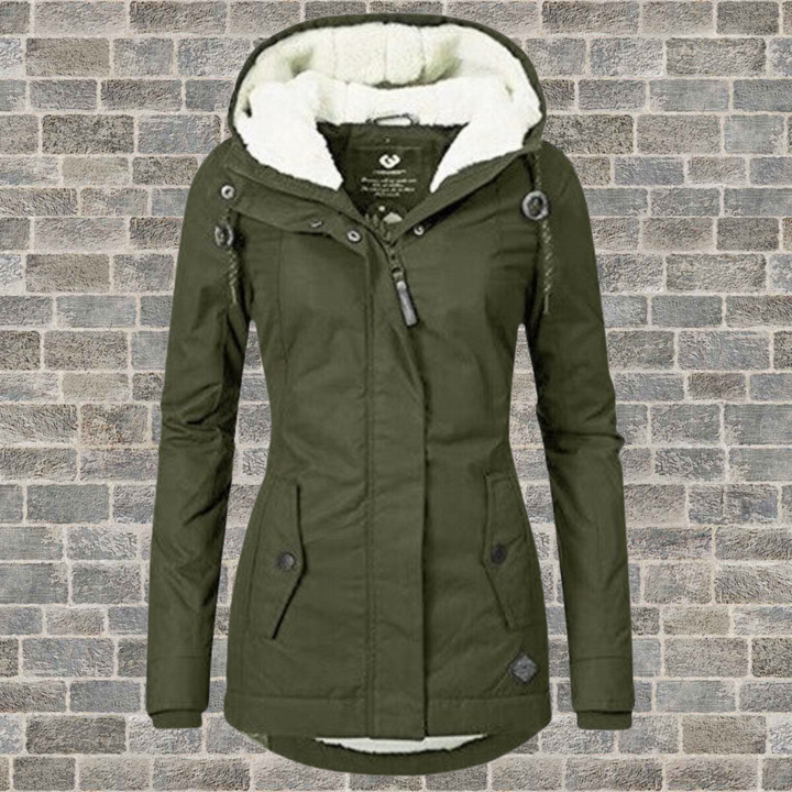 Levoire | Veste en coton chaude pour femmes Vert