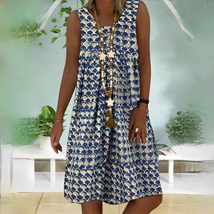 Levoire | Robe Élégante Au Style Raffiné Bleu