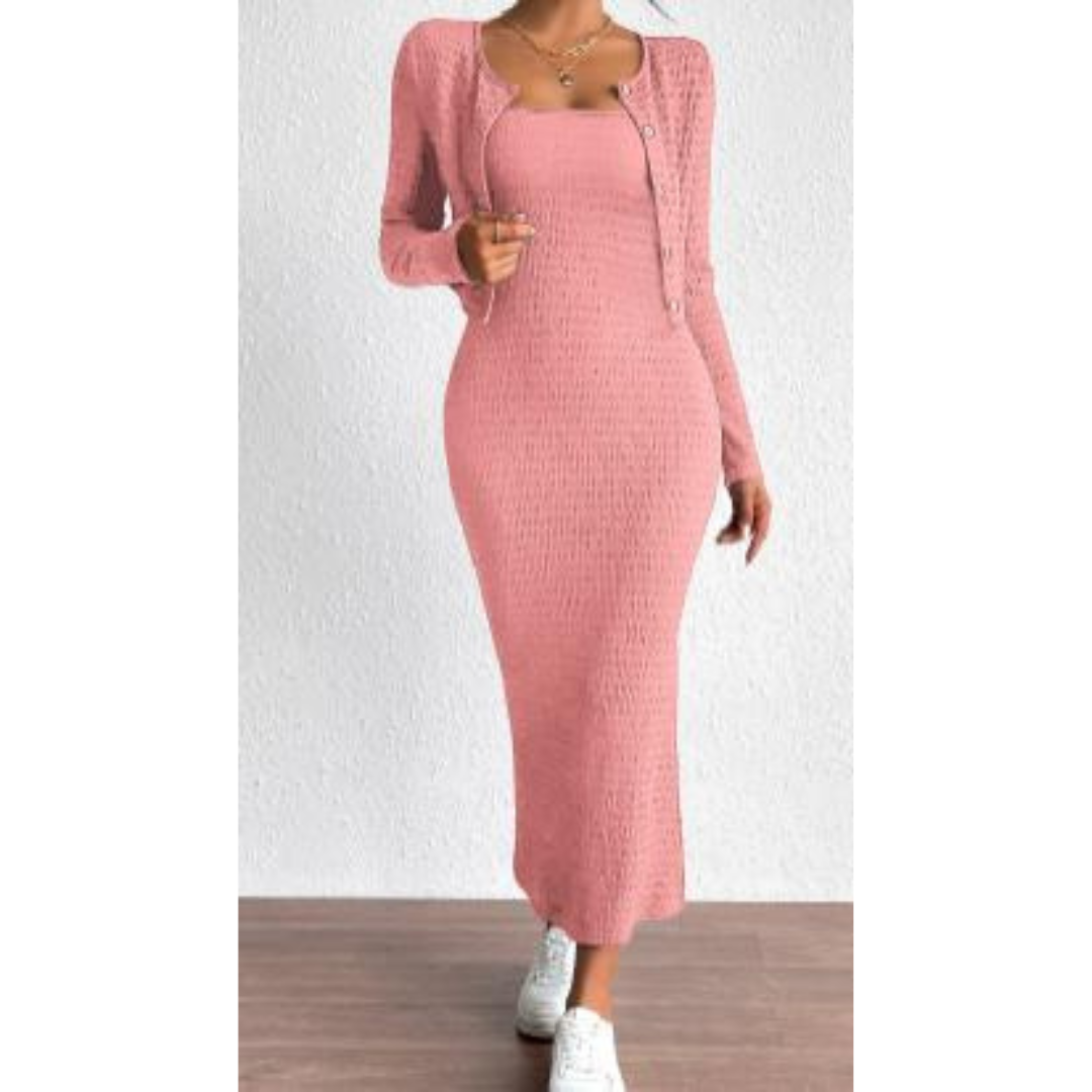 Levoire | Femme Ensemble de robes élégantes Rose