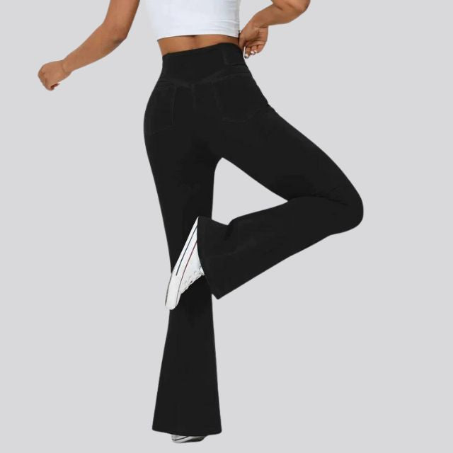 Levoire | Leggings À Taille Haute Et Jambes Larges
