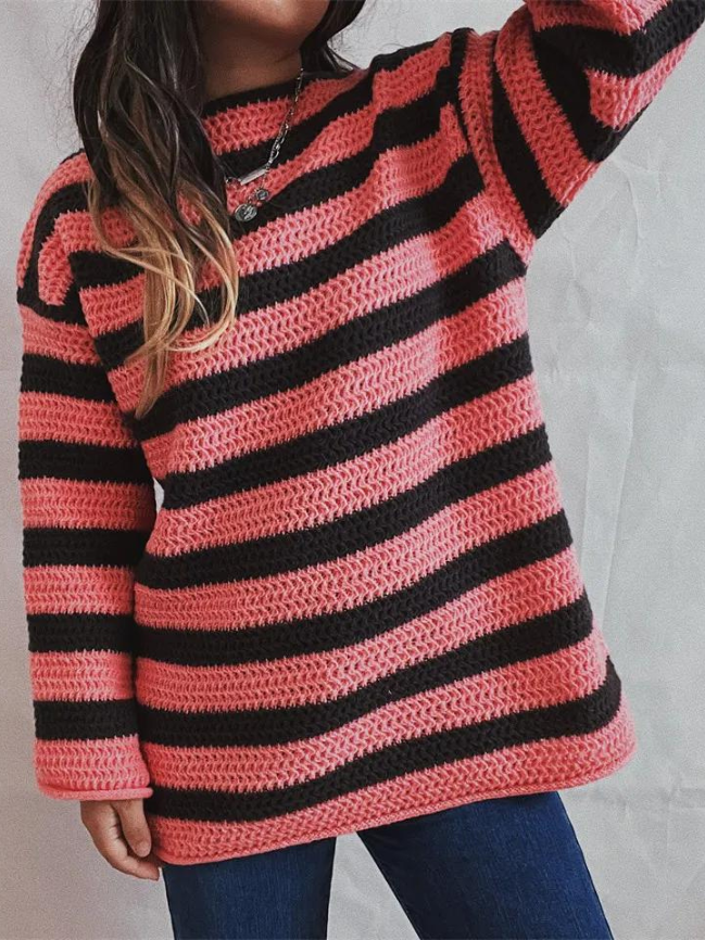 Levoire | et élégant pull d'hiver Rose pâle