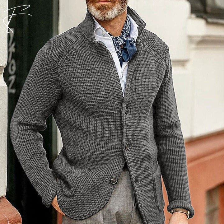Levoire | Intemporel Structuré Gilet Gris