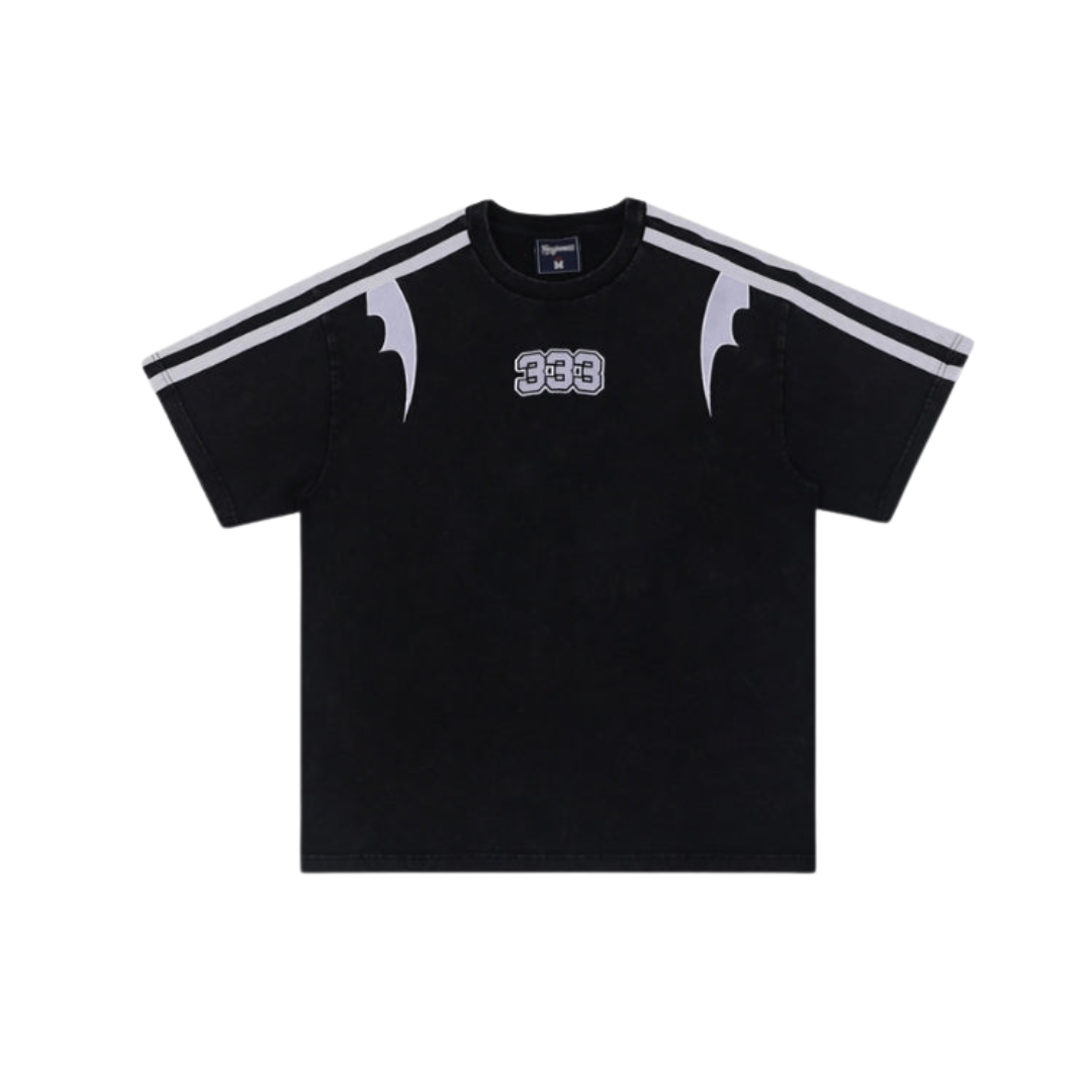 Levoire | Chemise Brodee Tendance Hommes Noir