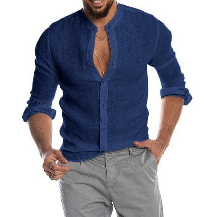 Levoire | Chemise En Lin Couleurs Unies Merensininen