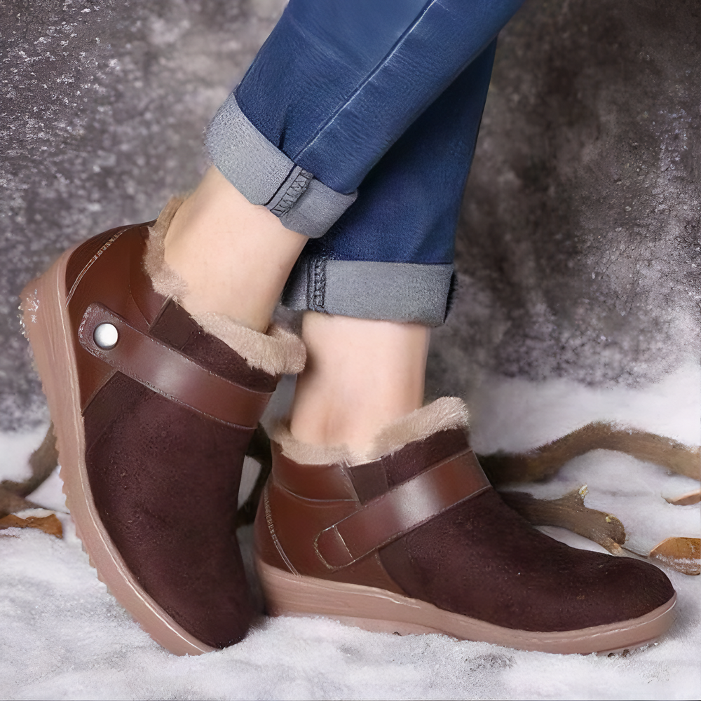 Levoire | Chaussures De Randonnée En Cuir Mokkanahka Antidérapant Chaud