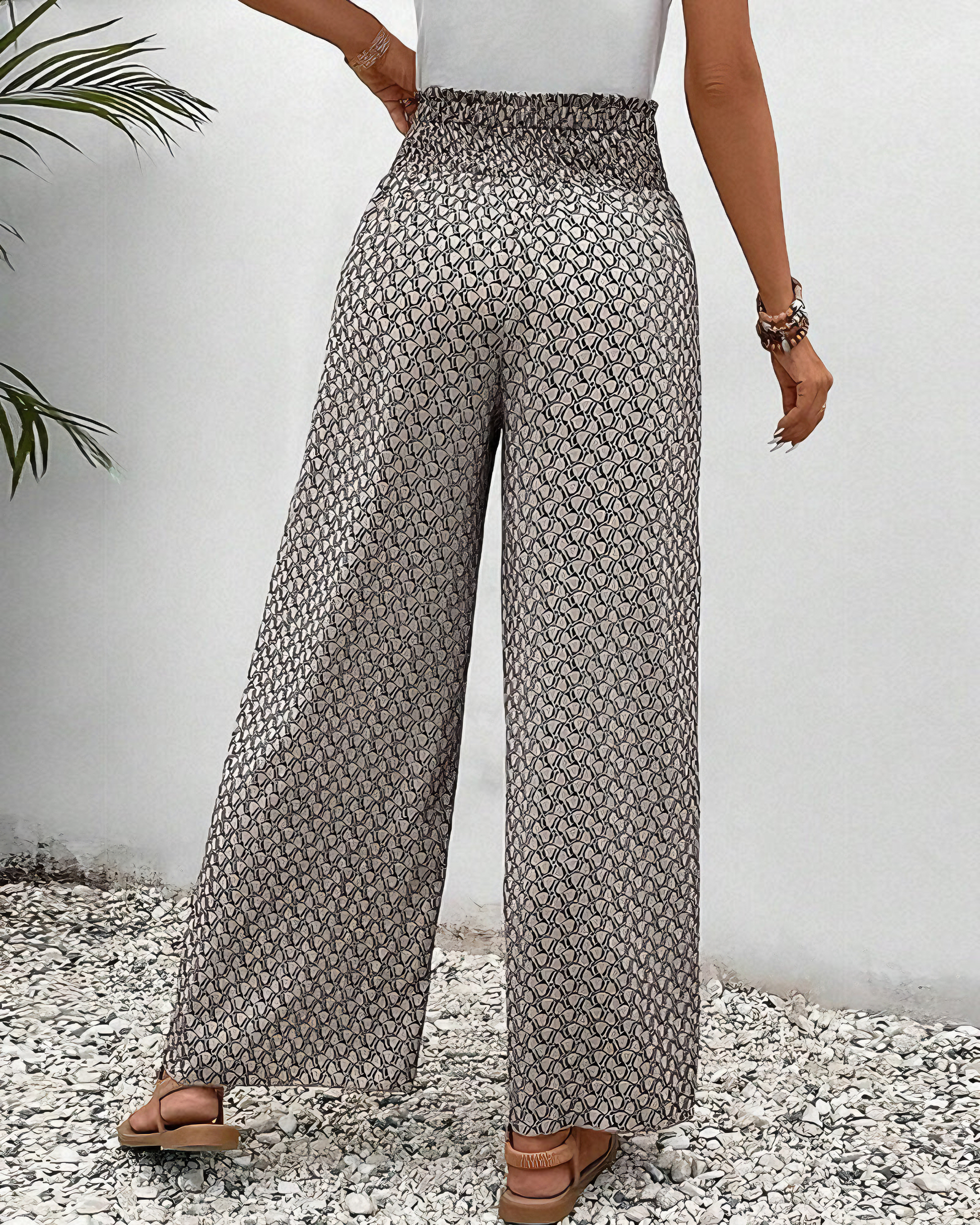 Levoire | Pantalon Présent Avec Motif Géométrique