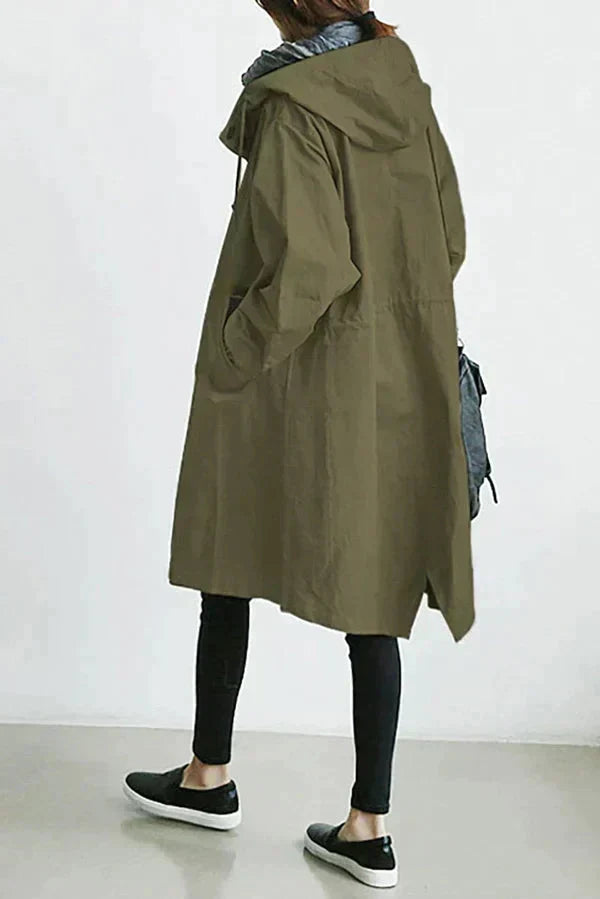 Levoire | Veste De Pluie Pour Femmes Soucieuses De La Mode Vert olive
