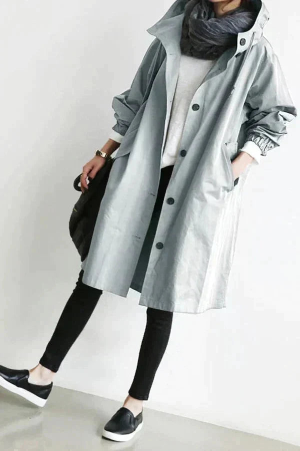 Levoire | Veste De Pluie Élégante Pour Femmes Gris