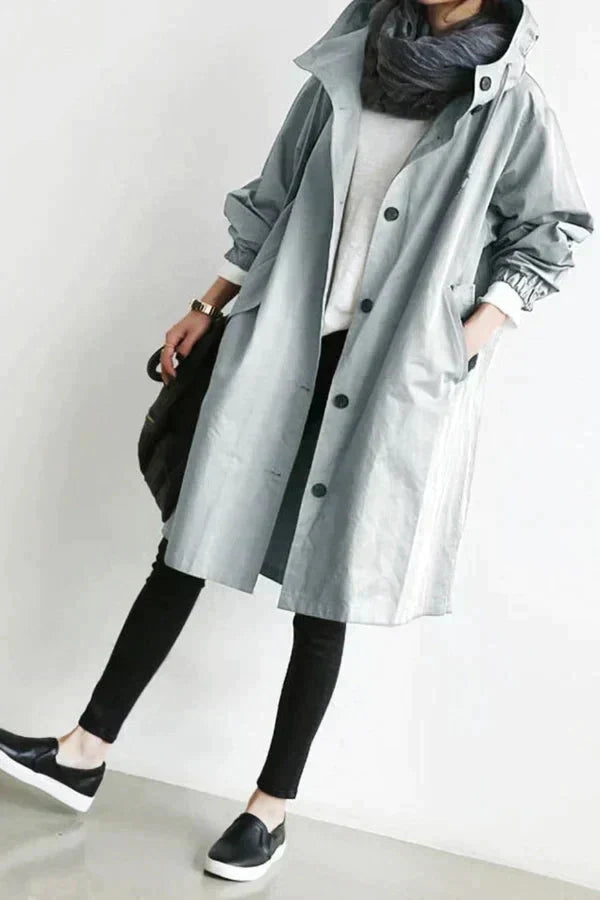 Levoire | Veste De Pluie Pour Femmes Soucieuses De La Mode Gris