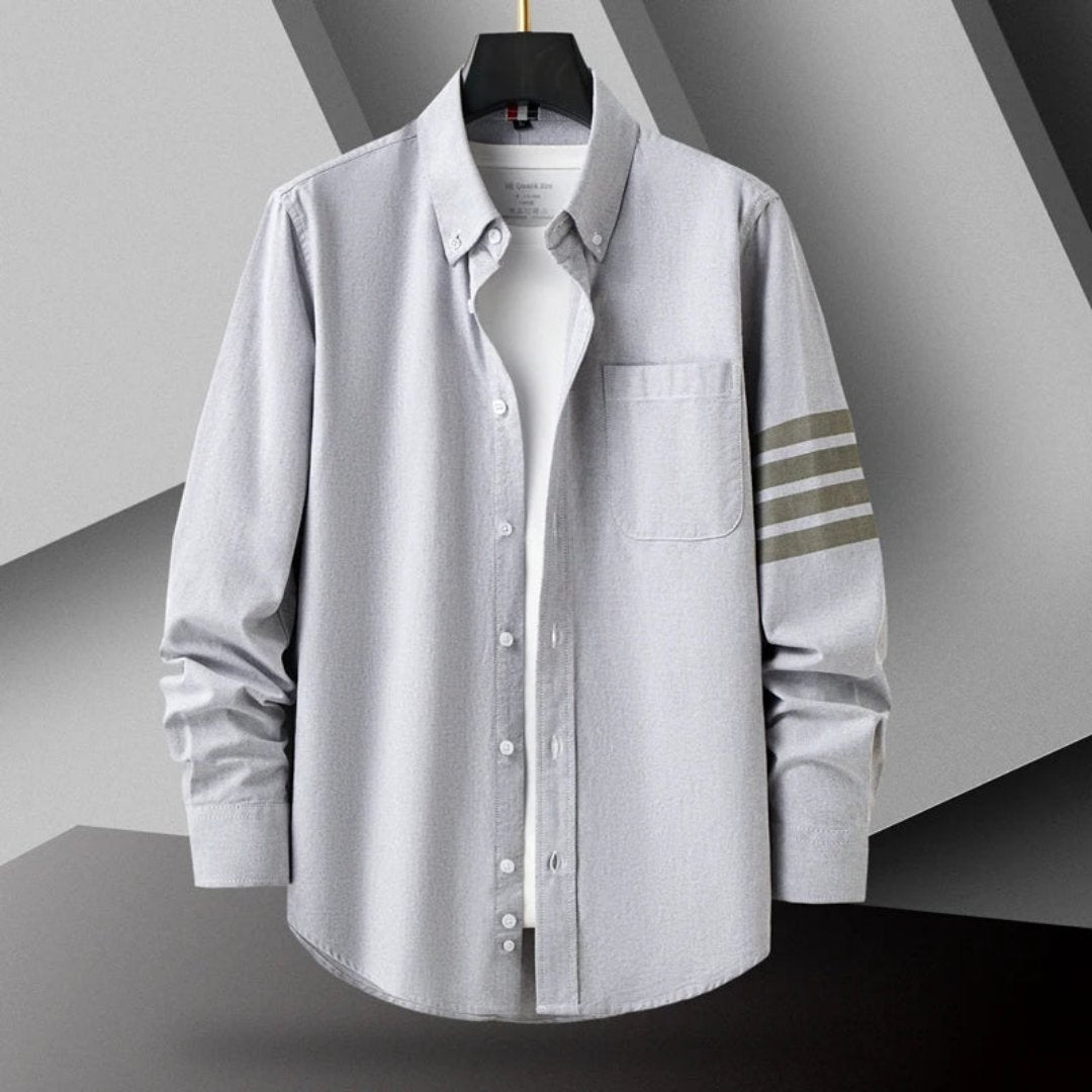 Levoire | Chemise Rayee Moderne Hommes
