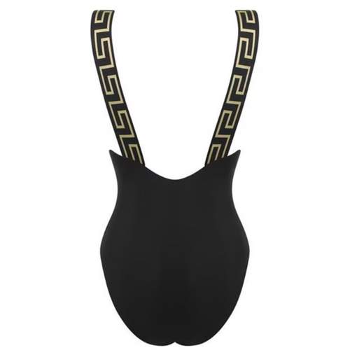 Levoire | Greca Kay Maillot De Bain Élégante Noir Maillot De Bain Une Pièce