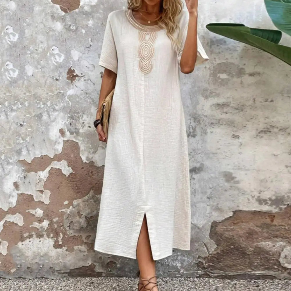 Levoire | Robe unie pour femme Blanc