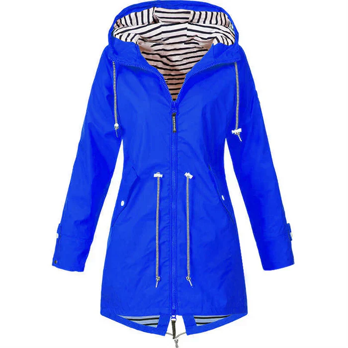 Levoire | Le manteau de pluie élégant et imperméable pour femmes Bleu