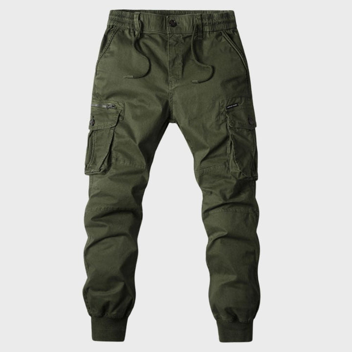 Levoire | Pantalon Cargo Jogger Pour Hommes Vert