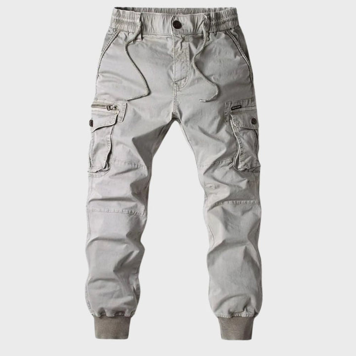 Levoire | Pantalon Cargo Jogger Pour Hommes Gris clair