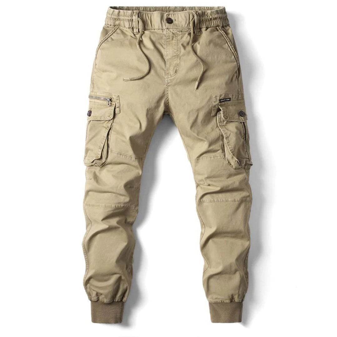 Levoire | Pantalons cargo confortables avec poches Kaki