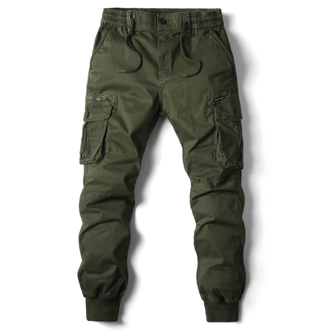 Levoire | Pantalons Cargo Confortables Avec Poches Vert foncé