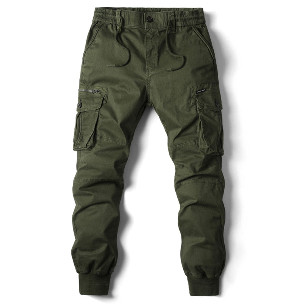 Levoire | Pantalons cargo confortables avec poches Vert foncé