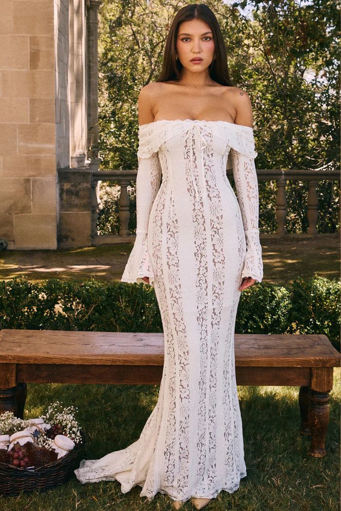 Levoire | Robe Maxi En Dentelle
