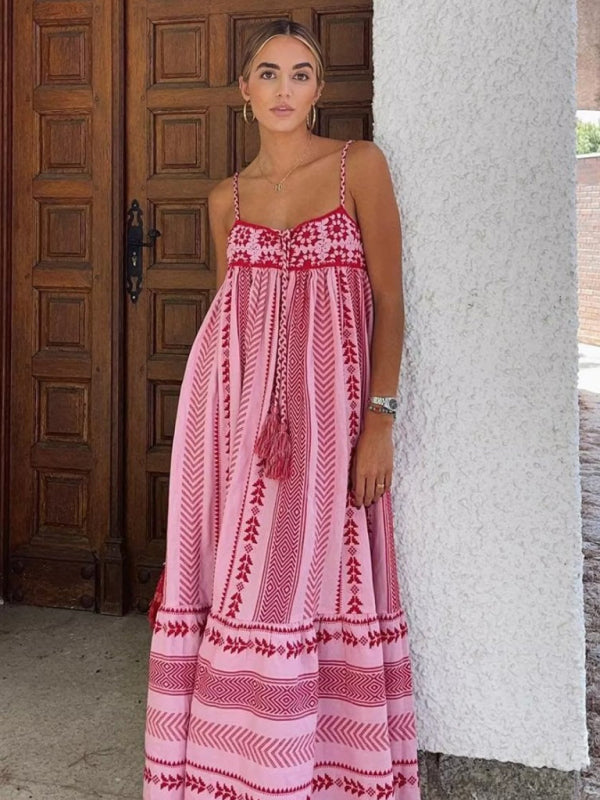 Levoire | Robe cacation taille empire crochets Rose